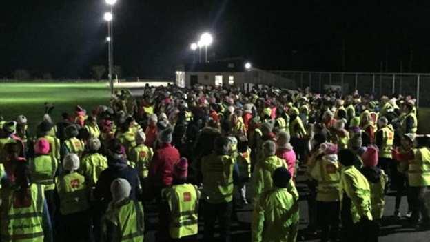 The 'Ireland Lights Up' walking initiative was a hugely positive experience for Tubbercurry GAA club in 2019.