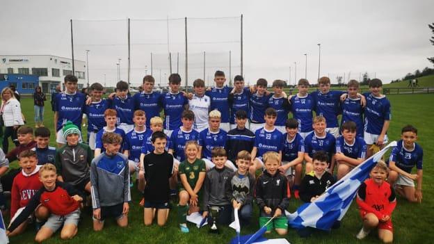 The Claremorris team that won the 2021 Mayo John West Féile Peile na nÓg Division 1 title. 