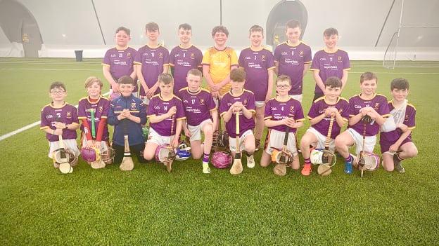 The Roscommon Gaels team that played their first ever match in the Táin Óg League against Westport in the NUIG Connacht GAA Airdome on Monday night. 