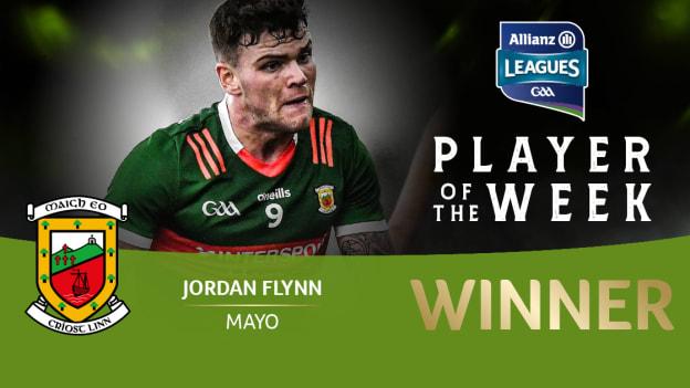 GAA.ie Footballer of the Week Jordan Flynn.