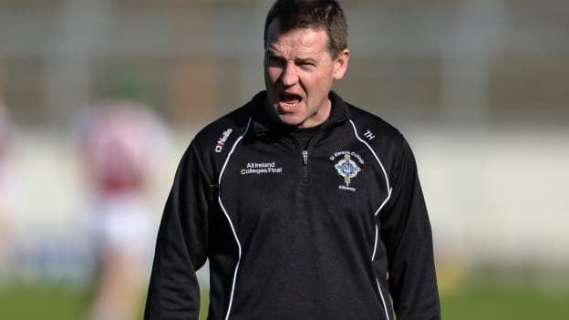 St Kieran's College hurling team manager, Tom Hogan. 