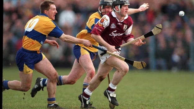 Francis Forde in action against Clare in the 1999 Allianz Hurling League.