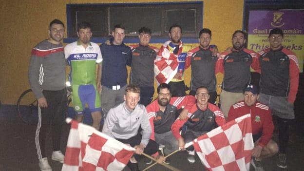 Members of the St Faithleach's Intermediate Football team gathered at Dr Hyde Park on Saturday.