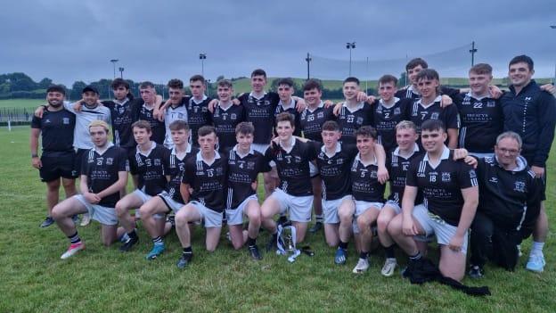 The Magheracloone U-19 county championship winning team. 