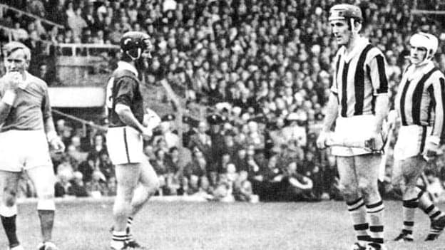Eddie Keher prepares to take a penalty in the 1975 All-Ireland final against Galway. Eddie would go on to win his fifth and final All Star award later that year. 