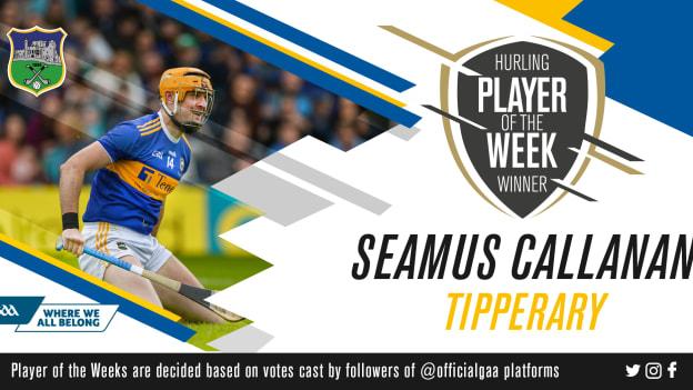GAA.ie Hurler of the Week Seamus Callanan.