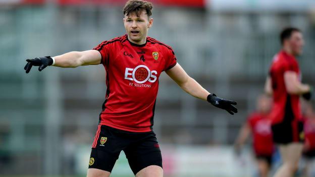 Donal O'Hare was Down's key man in their Allianz Football League Division Three victory over Derry. 
