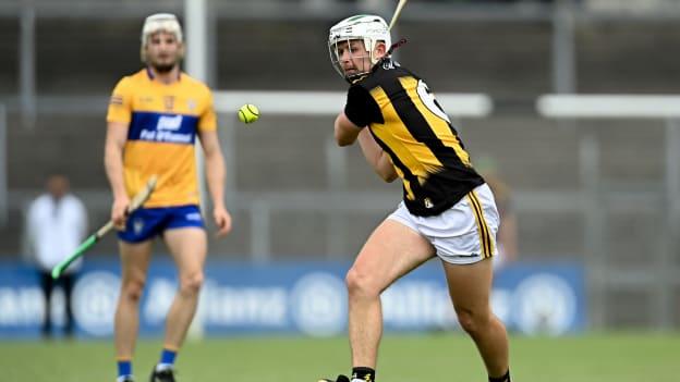Padraig Walsh in action against Clare last weekend, where he was delighted to hear the roar of the crowd once again. 