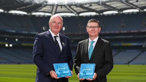 GAA President John Horan and Director General Tom Ryan pictured at the launch of the Strategic Plan at Croke Park.