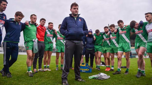 Davy Burke guided Sarsfields to the 2019 Kildare Senior Football Championship title.
