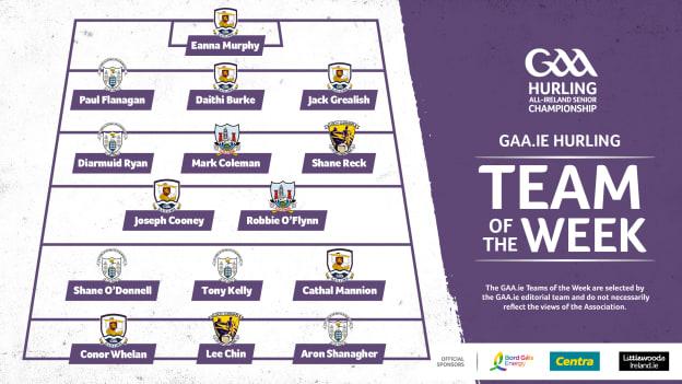 This week's GAA.ie Hurling Team of the Week.

