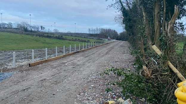Work in progress at Culloville Blues GAC's biodiversity walk.