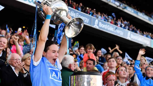 Sinead Aherne captained Dublin to All Ireland glory at Croke Park.