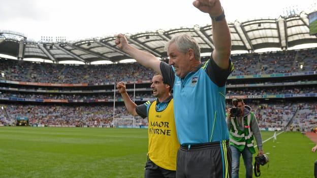 Charlie McGeever celebrates following Tipperary's All Ireland Minor Football Championship Semi-Final win over Kildare at Croke Park in 2015.