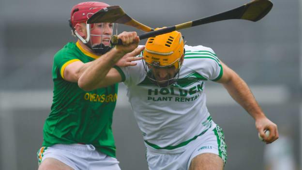 Colin Fennelly, Ballyhale Shamrocks, and Darragh Egerton, Clonkill, in AIB Leinster Club SHC action at TEG Cusack Park.