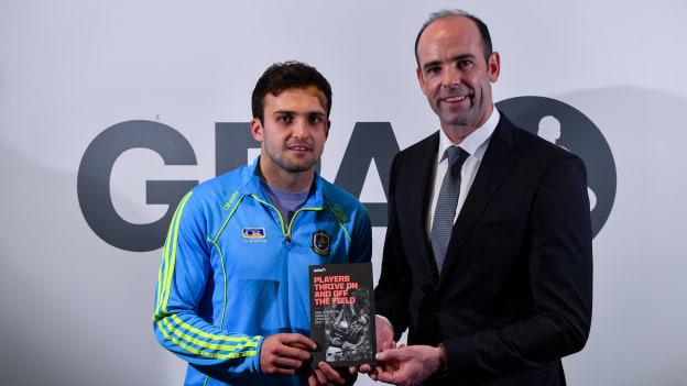 Donie Smith, Roscommon, pictured with GPA CEO Dermot Earley.