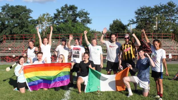 The Great Whites took home the Hurling/Camogie trophy at the Montreal Shamrocks Pride Games Day Tournament. 