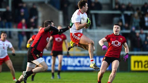Conall McCann impressed for Tyrone against Down last weekend in the Dr McKenna Cup.