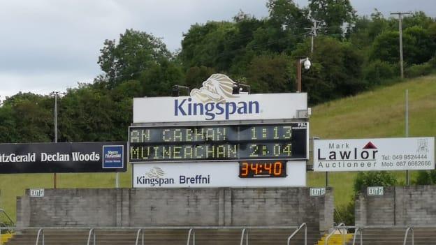 Cavan defeated Monaghan in the EirGrid Ulster Under 20 Football Championship.