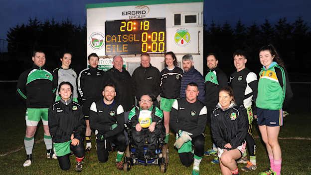 Greencastle GAA club, Tyrone, were one of the winners of an EirGrid digital clock and scoreboard in 2017.