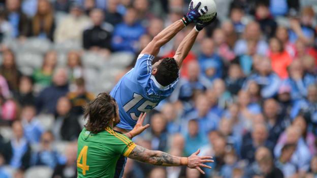 Bernard Brogan makes a remarkable catch at Croke Park.