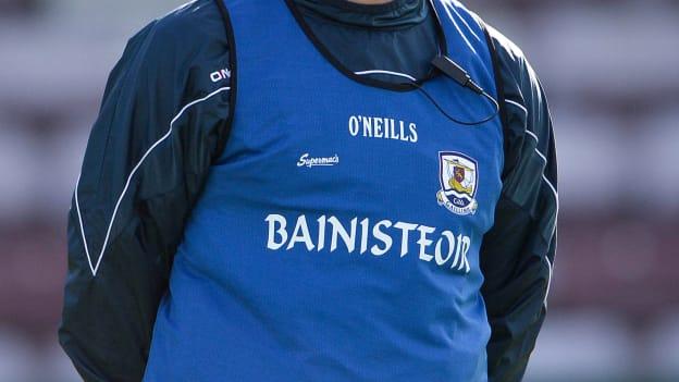 Galway manager Shane O'Neill watching Sunday's Allianz Hurling League encounter against Cork at Pearse Stadium.