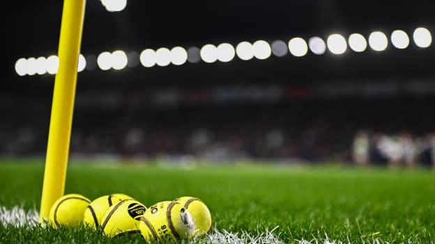 A detailed view of a smart sliotars before the Allianz Hurling League Division 1 Group A match between Cork and Limerick at Páirc Ui Chaoimh.