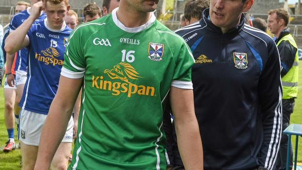 Raymond Galligan and former Cavan goalkeeping coach Gary Rogers pictured in 2015.