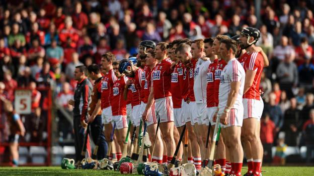 The Cork team before the game.