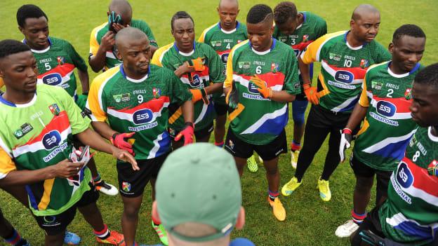 South Africa Gaels Men's Team Talk - GAA World Games 2016