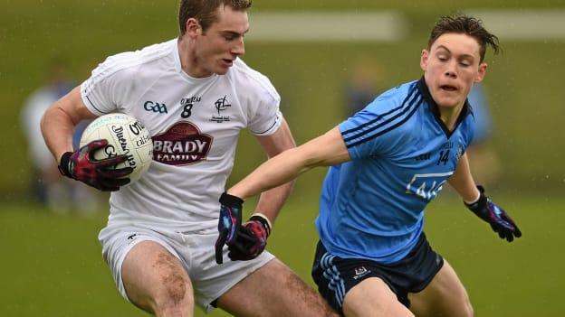 Luke Flynn and Con O'Callaghan in action during the Leinster under 21 final.
