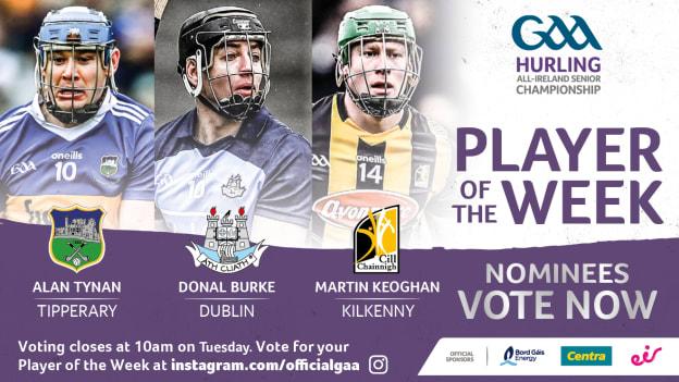 GAA.ie Hurler of the Week nominees.