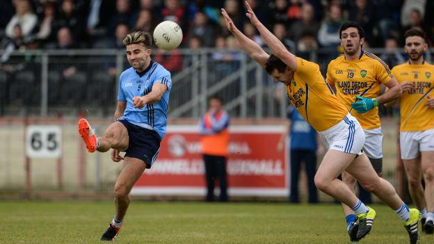 Tiernan McCann in action at Healy Park.