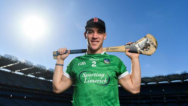 Limerick hurler Sean Finn pictured at the launch of the 2018 Fenway Classic.