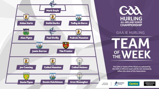 GAA.ie Hurling Team of the Week.