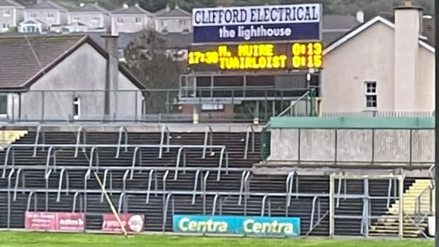 Tourlestrane defeated St Mary's at Markievicz Park.