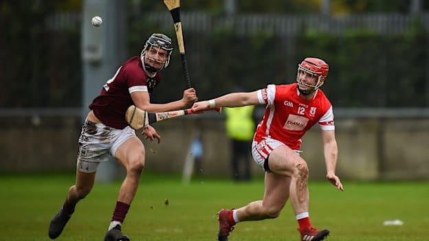 Jack O Connor, St Martins, and David Treacy, Cuala, in action during the AIB Leinster SHC Club Semi-Final.