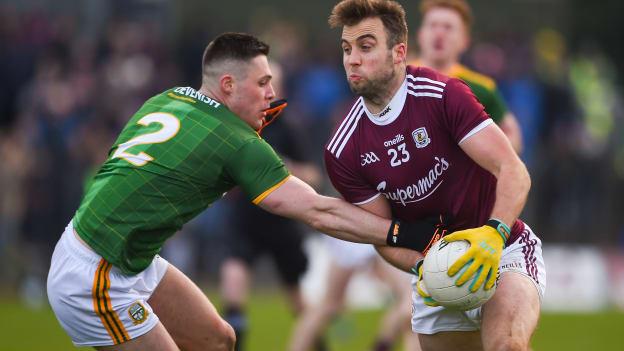 Paul Conroy was a key figure as Galway defeated Meath at Pairc Tailteann.