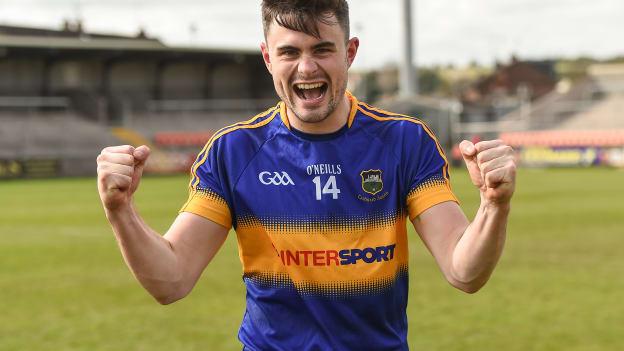 Tipperary star Michael Quinlivan celebrates following the win at the Athletic Grounds.