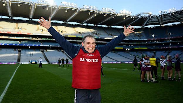 Former Galway hurling star Michael 'Hopper' McGrath guided Sarsfields to AIB All Ireland Club Camogie glory last month at Croke Park.