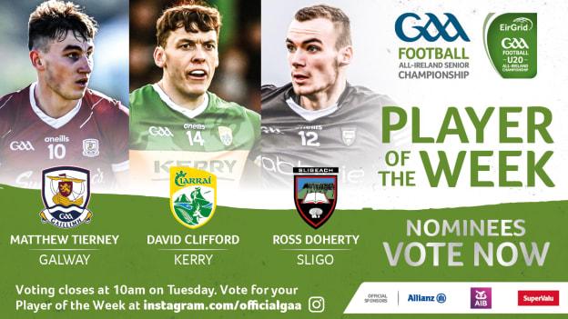 GAA.ie Footballer of the Week nominees.
