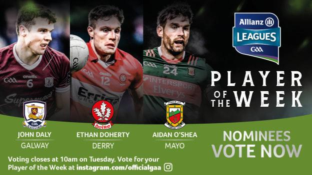 GAA.ie Footballer of the Week nominees.