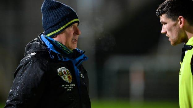 Antrim manager Lenny Harbinson.