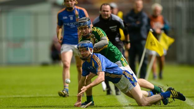 Terry Healy, Wicklow, and Shane Conway, Kerry, in action at Semple Stadium.