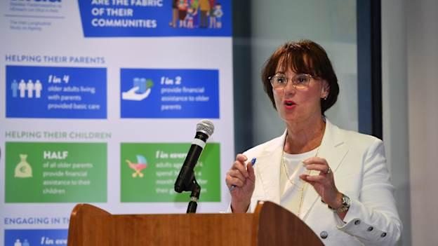 Professor Rose Anne Kenny, TILDA, speaking during the How to Age Well: GAA and TILDA Partnership launch at Croke Park last year.