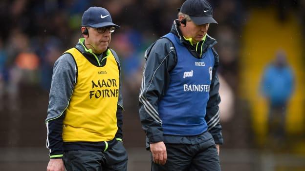 Joint Clare managers Gerry O Connor and Donal Moloney.