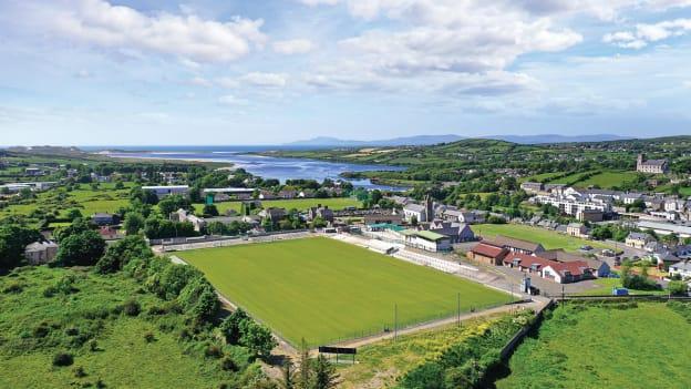 Humphrey Kelleher's drone shot of Fr. Tierney Park in Ballyshannon. 