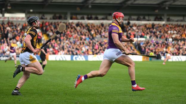Lee Chin of Wexford during the Leinster GAA Hurling Senior Championship Round 5 match between Kilkenny and Wexford at UPMC Nowlan Park in Kilkenny. 