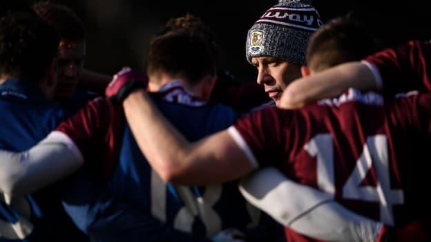 Padraic Joyce speaks to the Galway panel ahead of the Connacht FBD League Semi-Final.