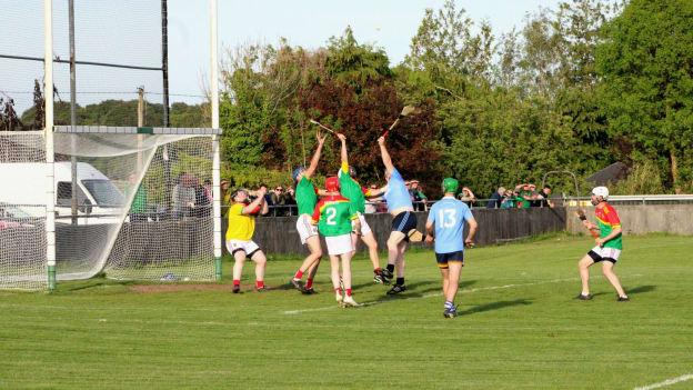 Action from the Genfitt Mayo Junior Hurling League Final between Moytura and Westport. 